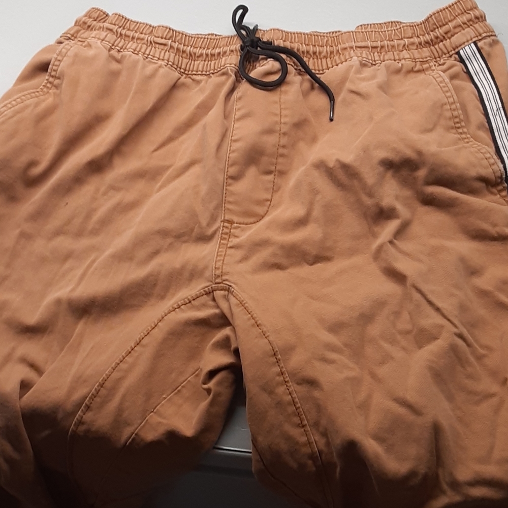 George Mens Joggers Tan